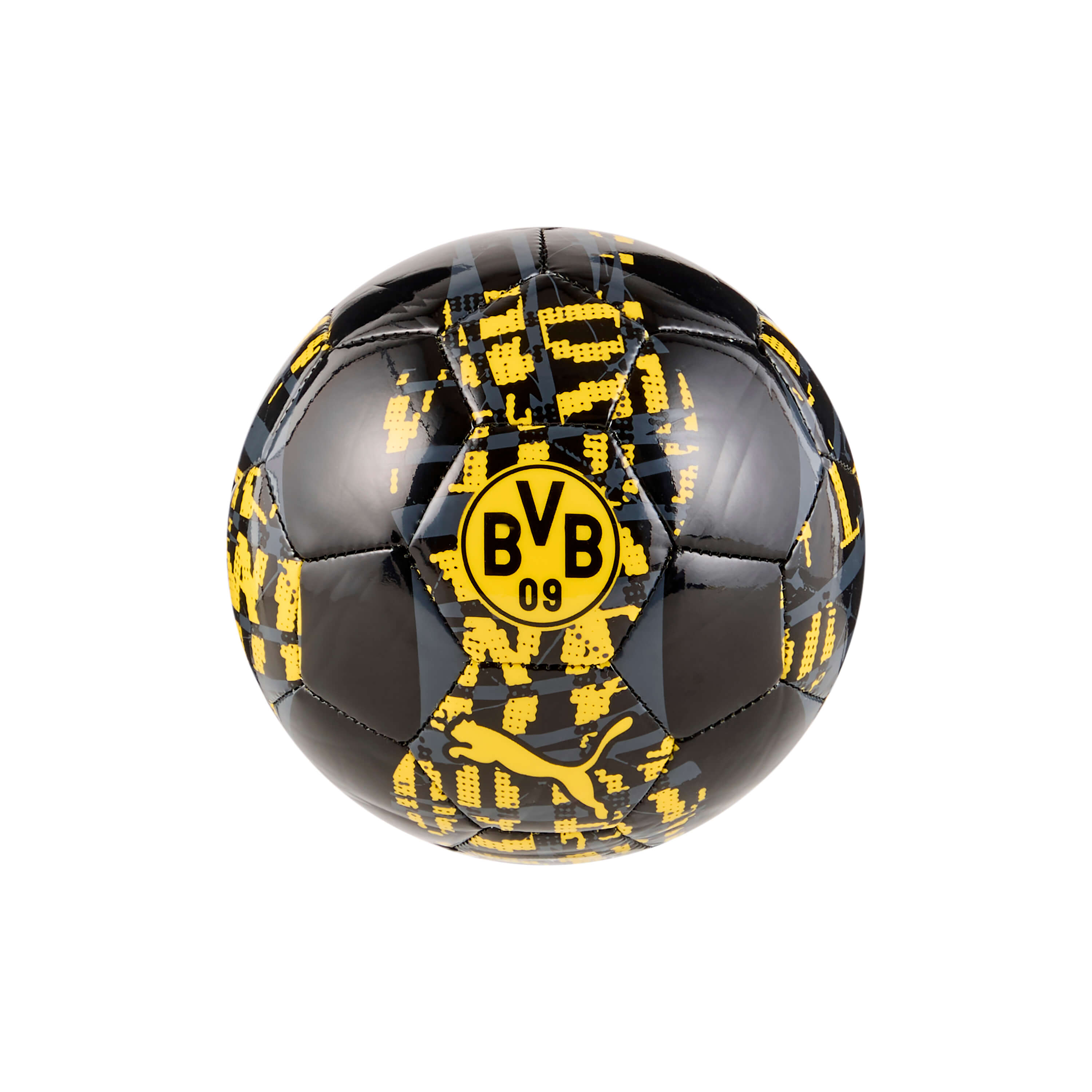 PUMA Borussia Dortmund Mini Voetbal Maat 1 Zwart Geel