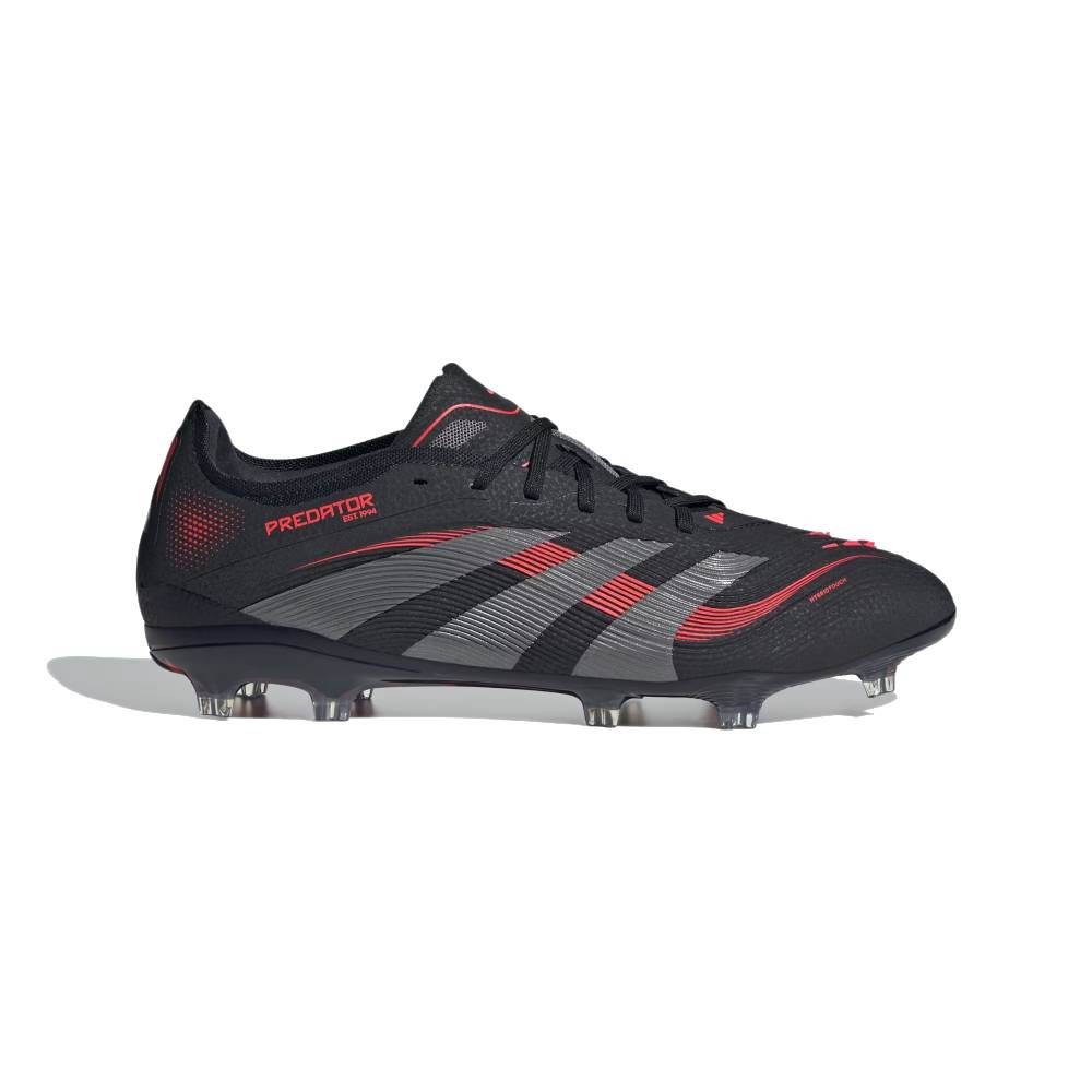 adidas Predator Pro Gras Voetbalschoenen (FG) Zwart Grijs Rood