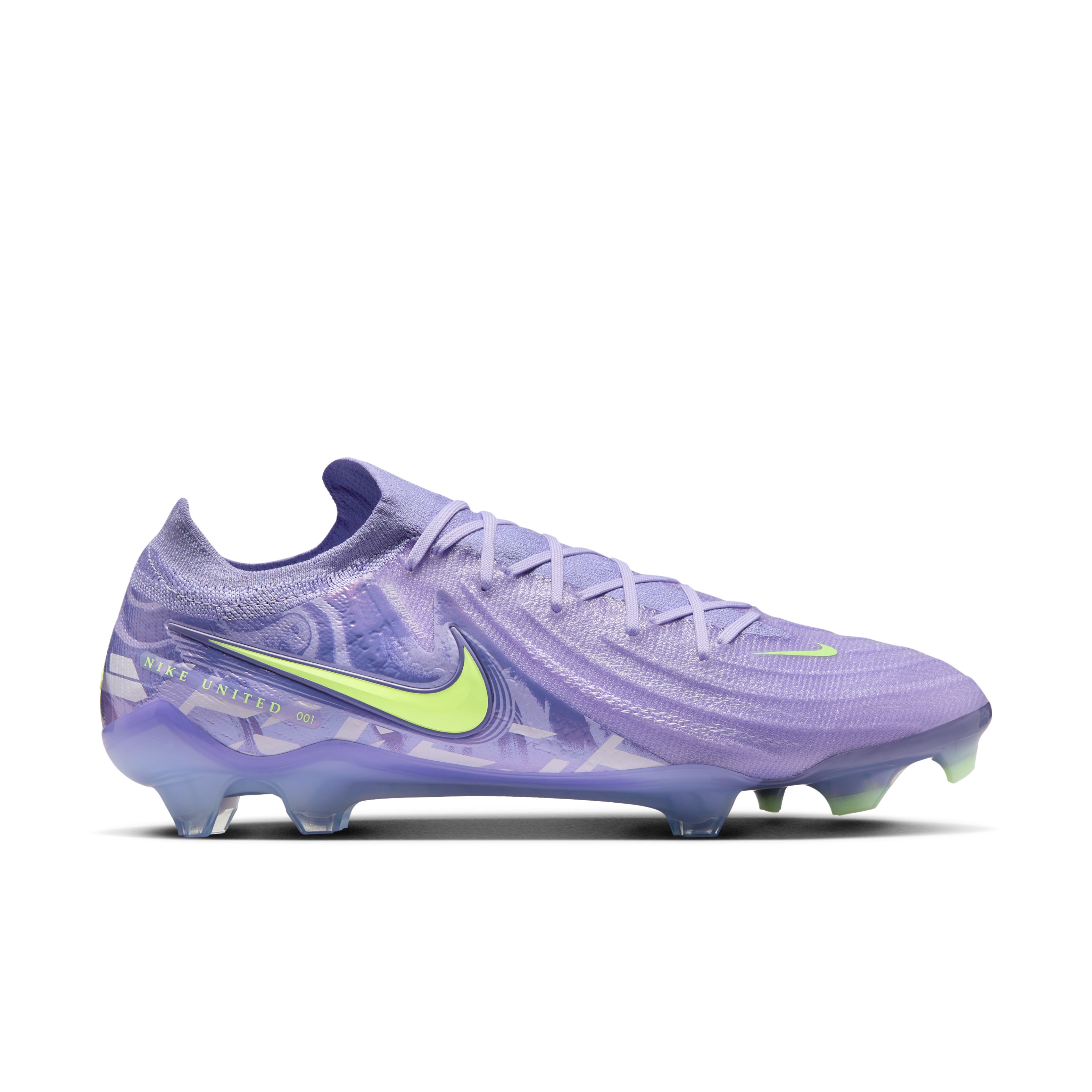 Nike Phantom GX II Elite Gras Voetbalschoenen (FG) Lichtpaars Lichtgeel