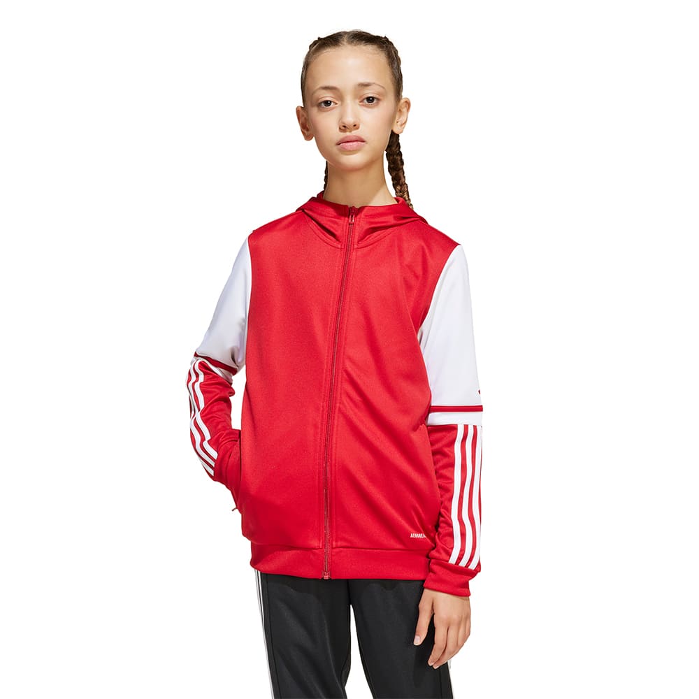 adidas Squadra 25 Hooded Trainingsjack Kids Rood Wit