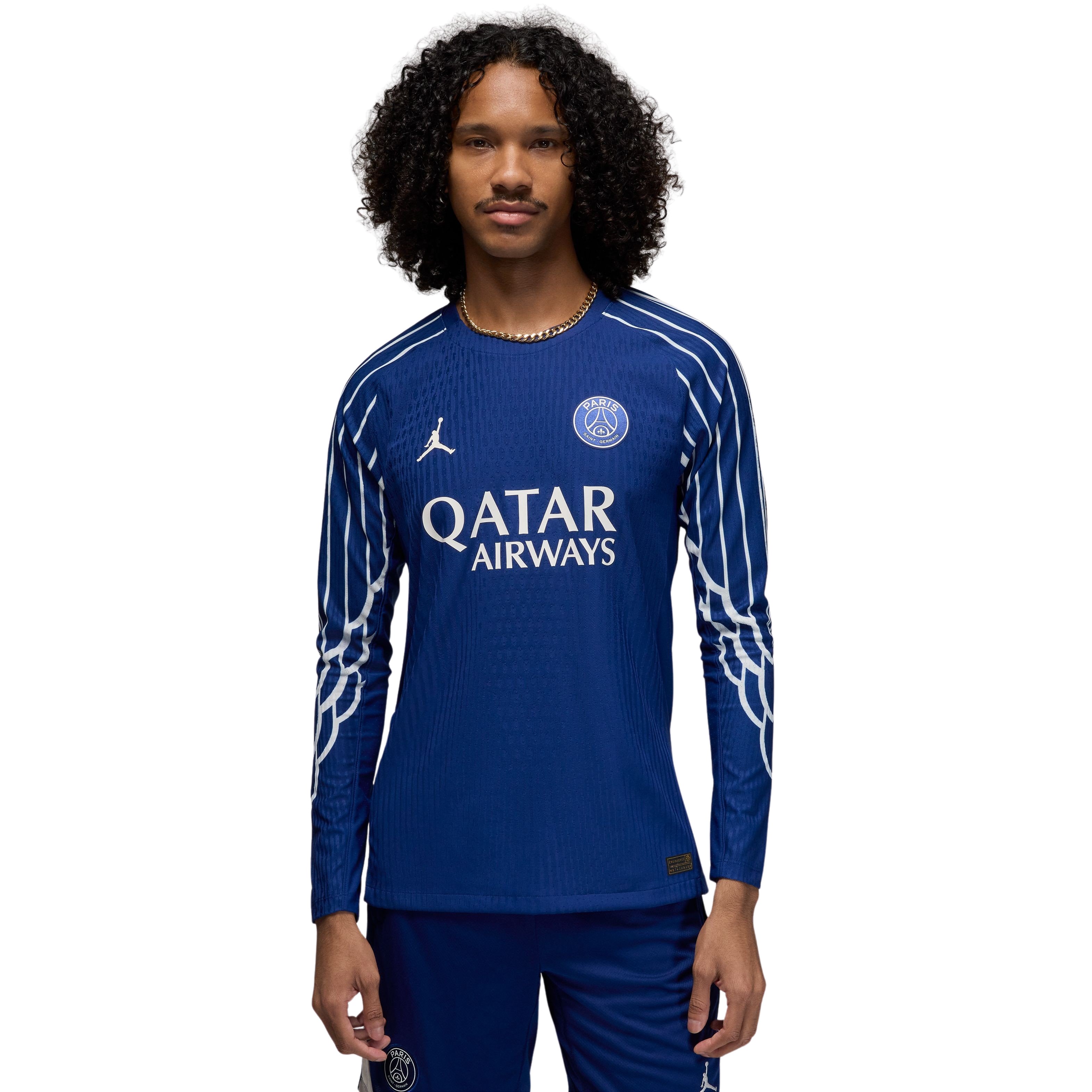 Nike Paris Saint-Germain x Jordan 4e Shirt Authentic Lange Mouwen 2024-2025