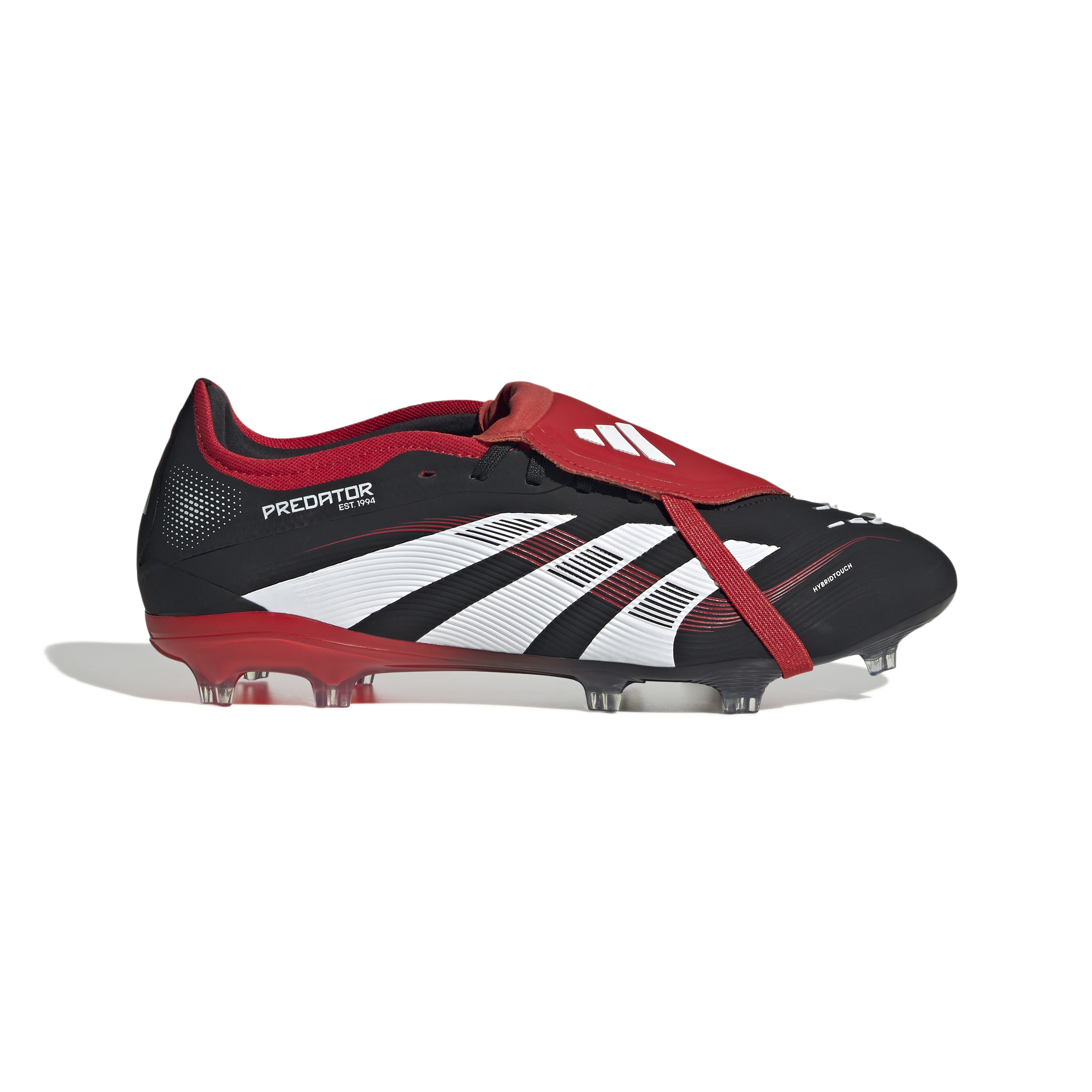 adidas Predator Pro FT Gras Voetbalschoenen (FG) Zwart Wit Rood