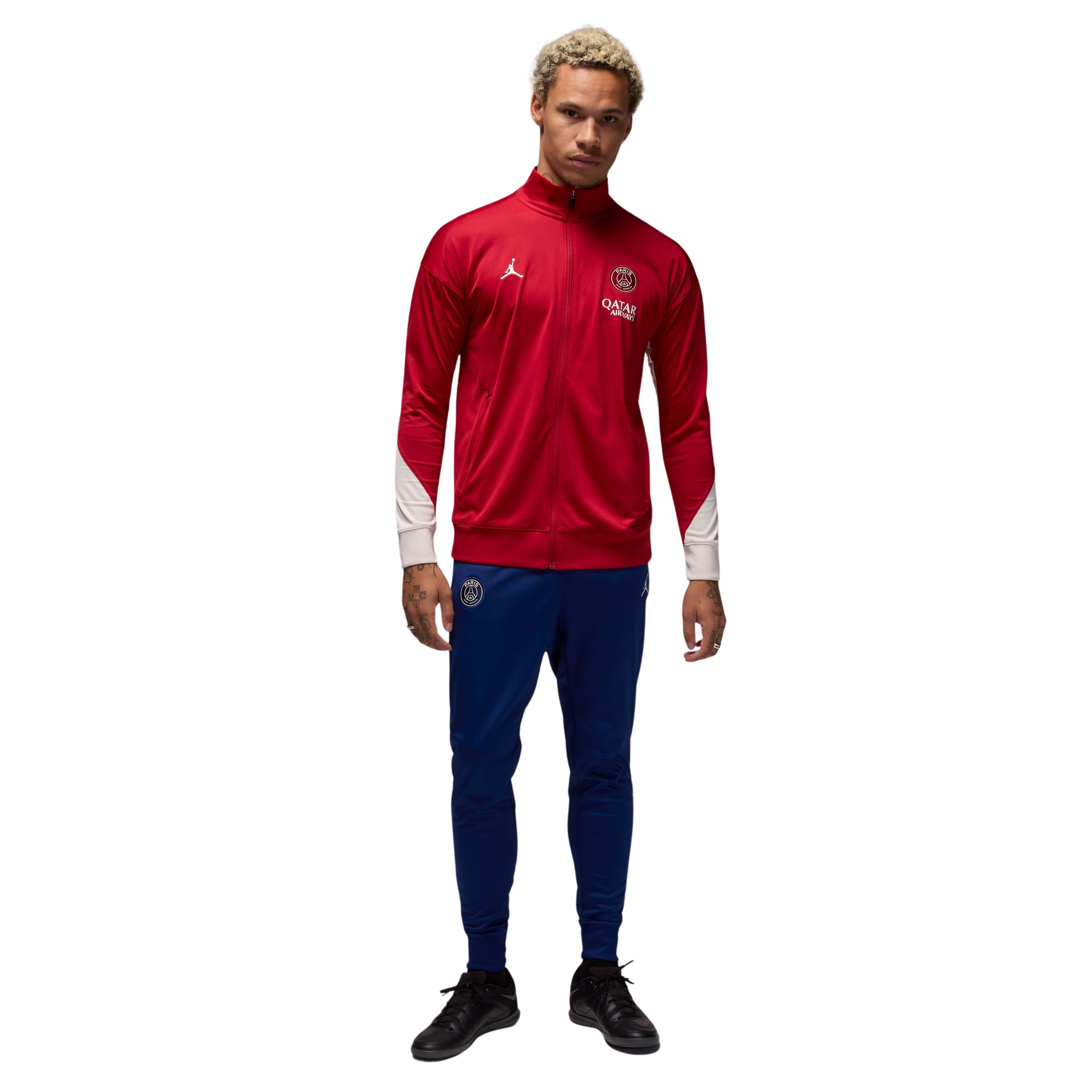 Nike Paris Saint-Germain x Jordan Strike Trainingspak Full-Zip 2024-2025 Rood Blauw Wit