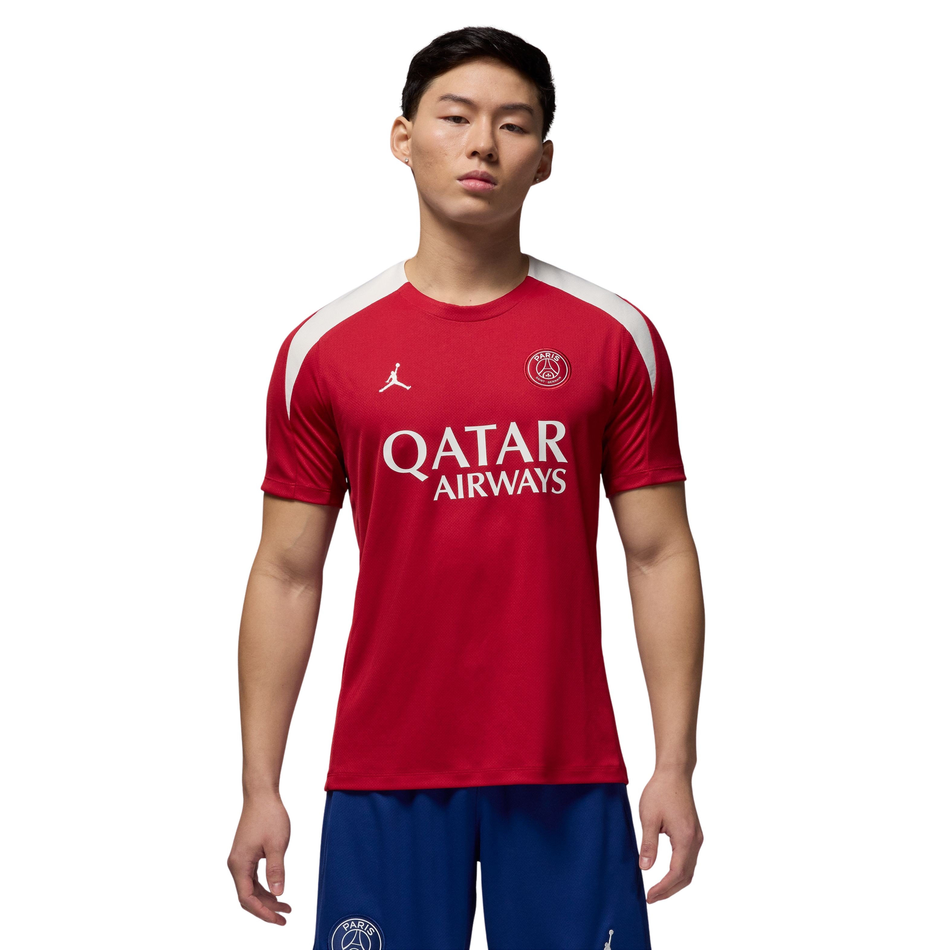 Nike Paris Saint-Germain x Jordan Strike Trainingsshirt 2024-2025 Rood Wit