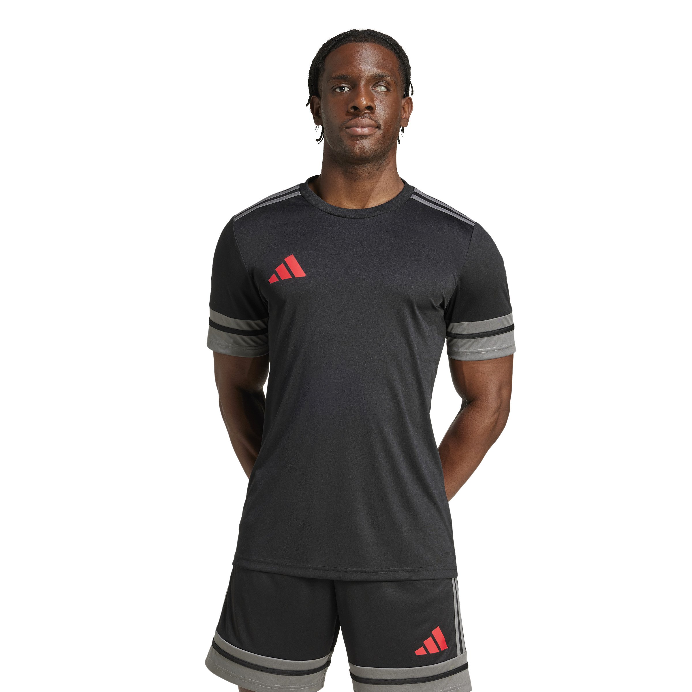 adidas Squadra 25 Voetbalshirt Zwart Grijs