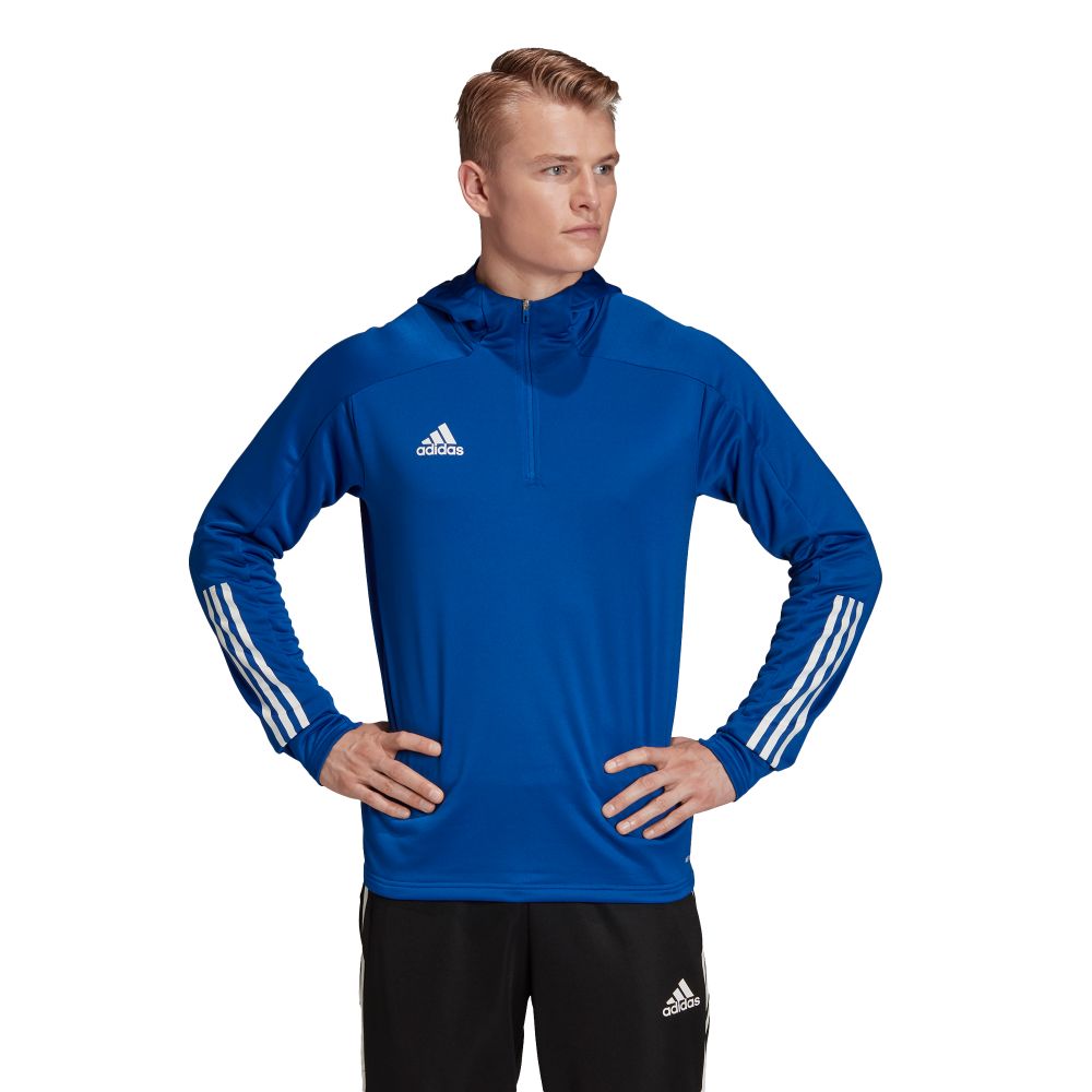 adidas Condivo 20 Hooded Trainingsjack Blauw Wit