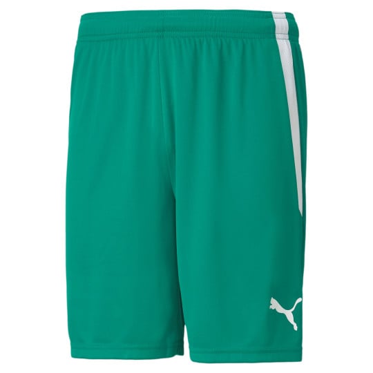 PUMA teamLIGA Short Football Vert Blanc