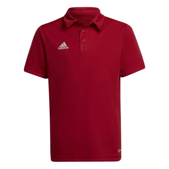 adidas Entrada 22 Polo Kids Rood Wit