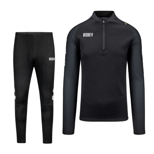 Robey Performance Half-Zip Trainingspak Kids Zwart Zwart