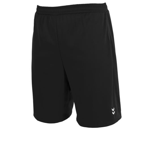 hummel Euro II Short de Foot Enfants Noir