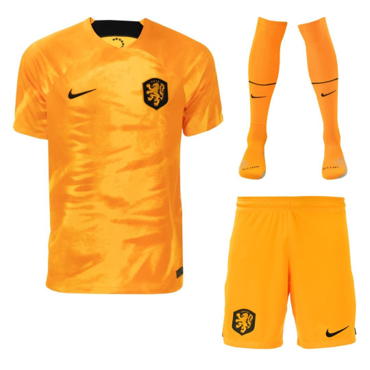 2020 Netherlands Home Orange Soccer Jersey Whole Kit(Shirt+Short+