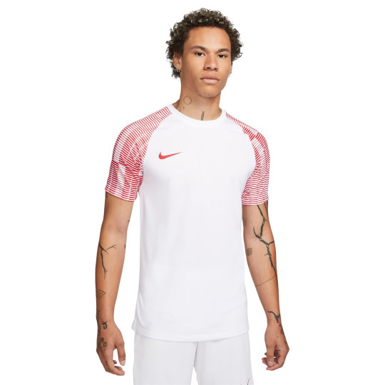 Nike Dri-Fit Academy Trainingsshirt Wit Rood