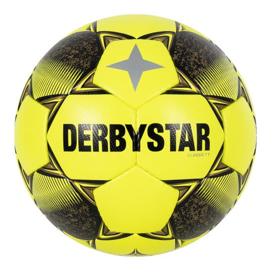 Derbystar Classic TT II Kunstgras Voetbal Maat 5 Geel Zwart Grijs