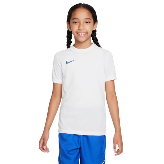 Nike Park VII Maillot de Foot Enfants Blanc Bleu