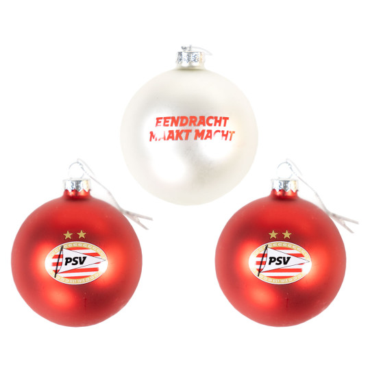 PSV Kerstballen EMM 3-Pack