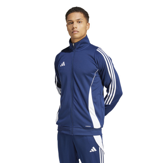 adidas Tiro 24 Trainingsjack Donkerblauw Wit