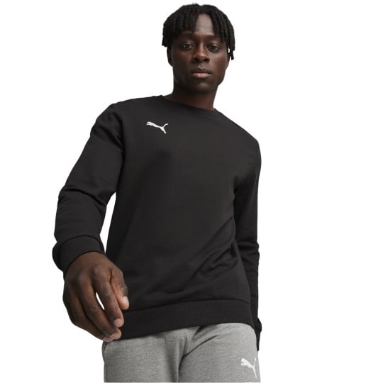 Pull d'équipage PUMA TeamGoal Casuals noir et blanc