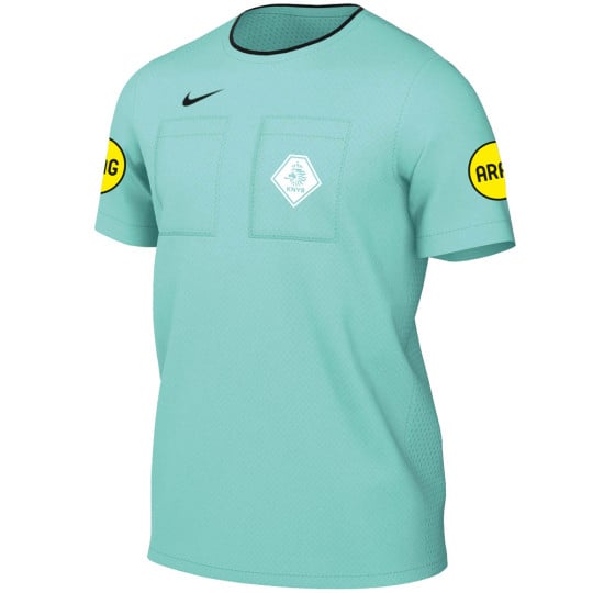 Nike KNVB Scheidsrechtersshirt 2024-2026 Turquoise Zwart