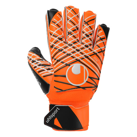 Uhlsport Soft Resist+ Flex Frame Keepershandschoenen Oranje Zwart Wit