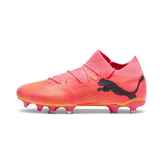 PUMA Future 7 Match Gras / Kunstgras Voetbalschoenen (MG) Roze Zwart Oranje