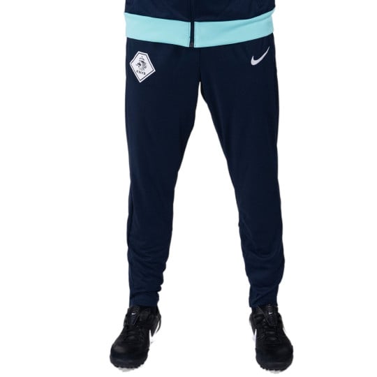 Nike KNVB Trainingspak 2024-2026 Donkerblauw Turquoise Zwart