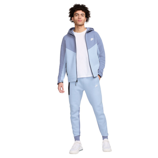 Nike Tech Fleece Sportswear Trainingspak Lichtblauw Blauwgrijs Zwart