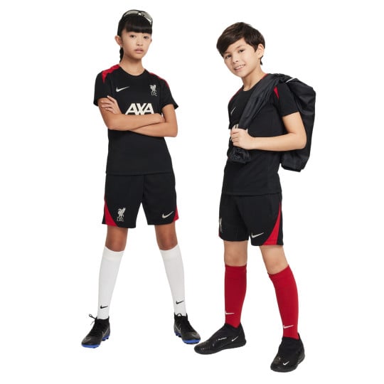 Nike Liverpool Strike Ensemble Training 2024-2025 Enfants Noir Rouge