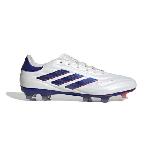 adidas Copa Pure 2 Pro Gazon Naturel Chaussures de Foot (FG) Blanc Bleu Rouge