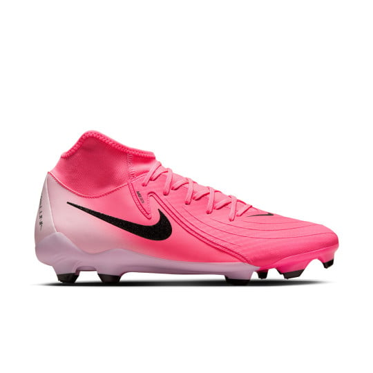 Nike Phantom Luna Academy II Grass/Artificial Grass Football Shoes (MG) Hot Pink Light Pink Black