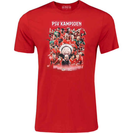 PSV T-shirt Kampioen 2024 Spelers Kids