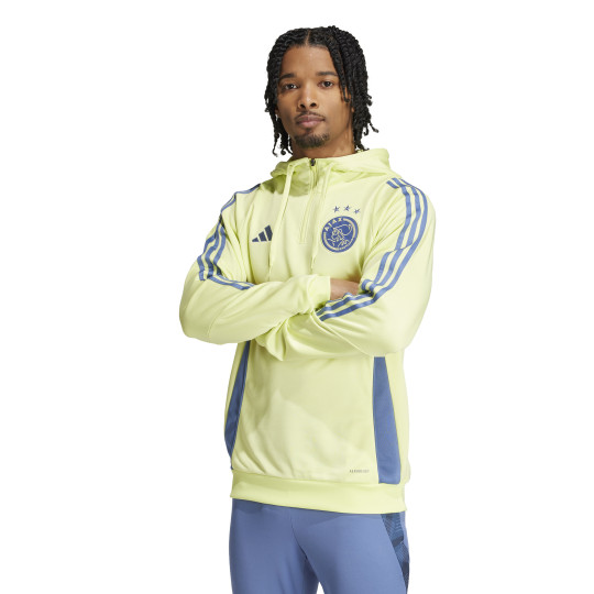 adidas Ajax Track Sweat à Capuche 2024-2025 Jaune Bleu