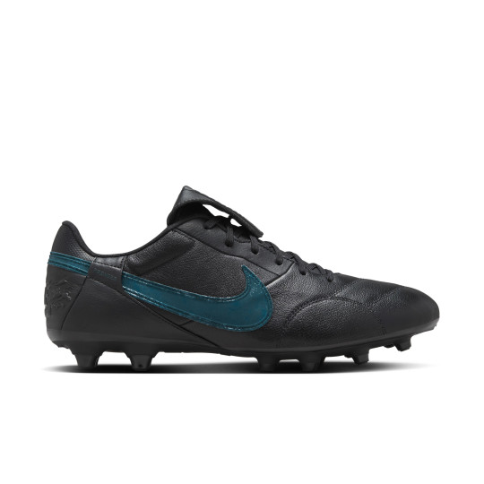 Nike Premier III Gazon Naturel Chaussures de Foot (FG) Noir Vert Foncé