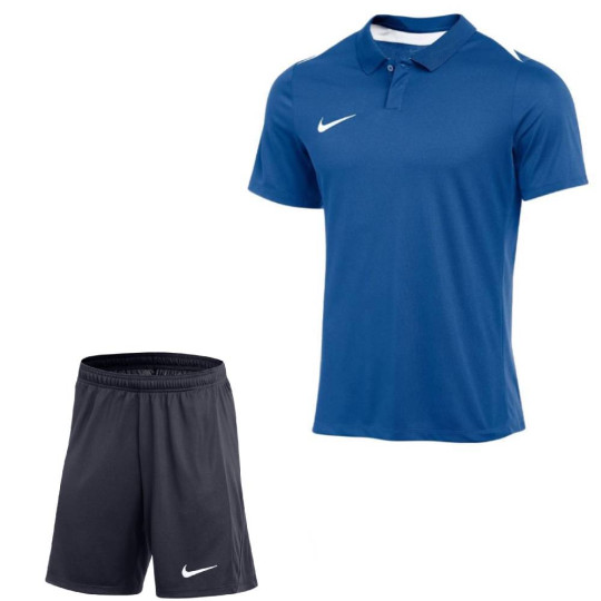 Nike Academy Pro 24 Polo Trainingsset Blauw Wit