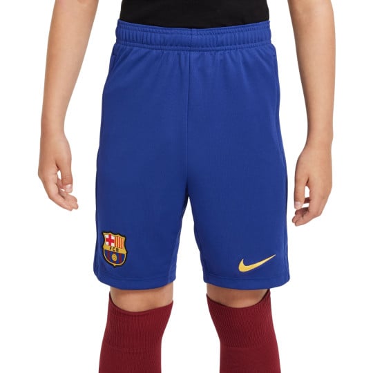 Nike FC Barcelona Academy Pro Trainingsbroekje 2024-2025 Kids Blauw Geel