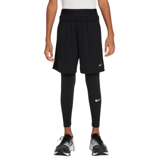 Nike Pro Sportlegging Jongens Zwart Wit
