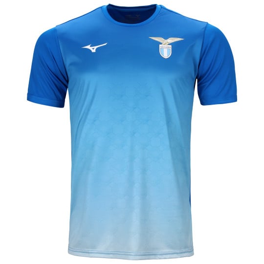 Mizuno Lazio Roma Trainingsshirt 2024-2025 Blauw Lichtblauw