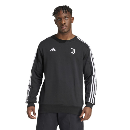 adidas Juventus DNA Crew Sweater 2024-2025 Zwart Wit