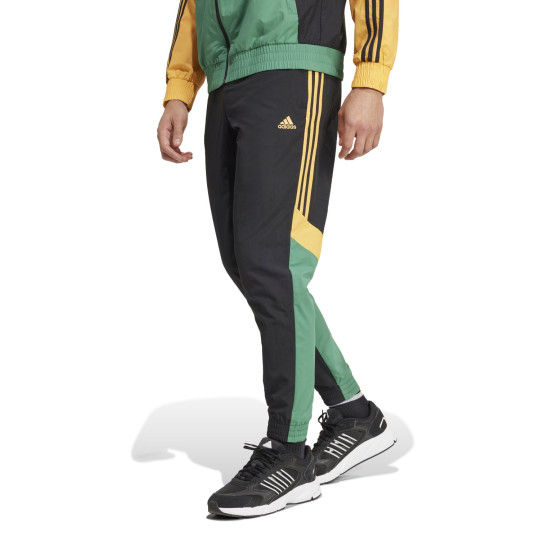 adidas Arsenal Culturewear Joggingbroek Woven 2024-2025 Zwart Geel Groen