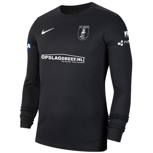 SV DIOS Keepersshirt Lange Mouwen Zwart Junior