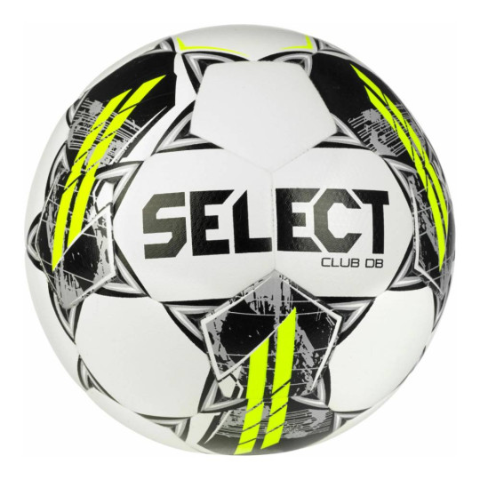 Select Club DB Voetbal Maat 3 Wit Grijs Felgeel