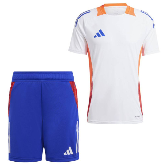 adidas Tiro 24 Trainingsset Wit Oranje Blauw
