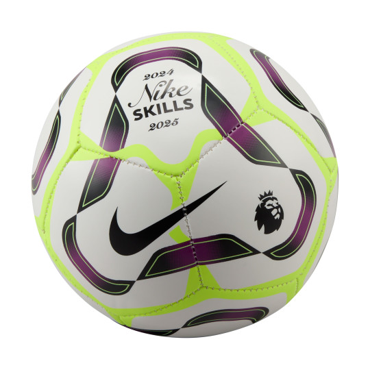 Nike Premier League Mini Voetbal Maat 1 2024-2025 Wit Groen Paars Zwart