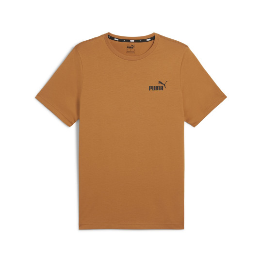 PUMA Essentials Small Logo T-Shirt Oranje Zwart
