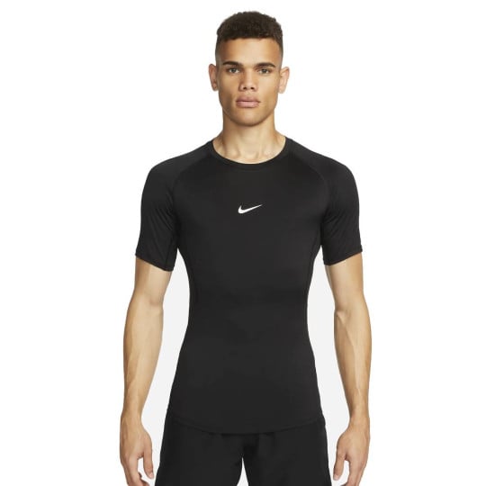 Nike Pro Ondershirt Korte Mouwen Zwart