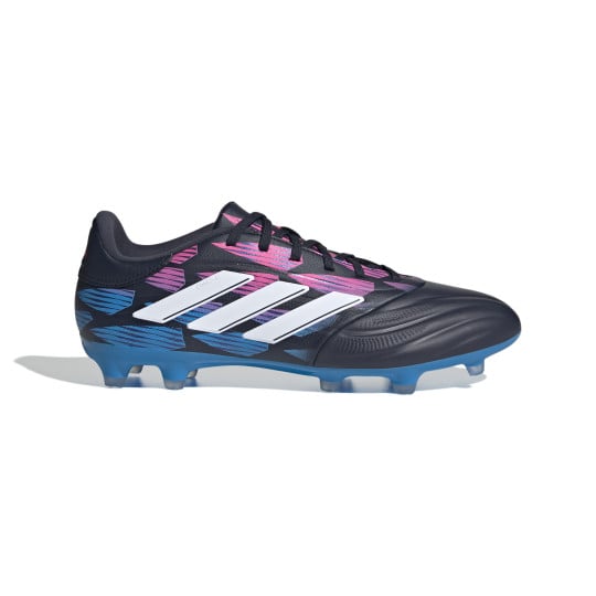 adidas Copa Pure 2 League Gazon Naturel Chaussures de Foot (FG) Noir Bleu Rose