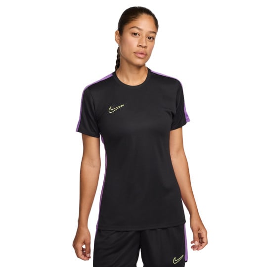 Nike Academy 23 Trainingsshirt Dames Zwart Paars Felgeel