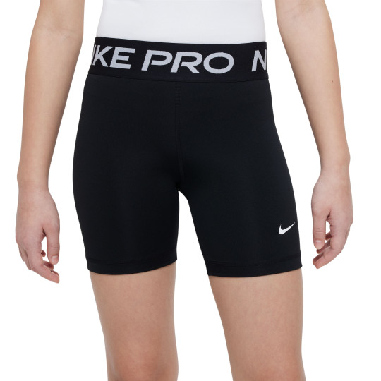 Nike Pro 5IN Sportbroekje Meisjes Zwart Wit