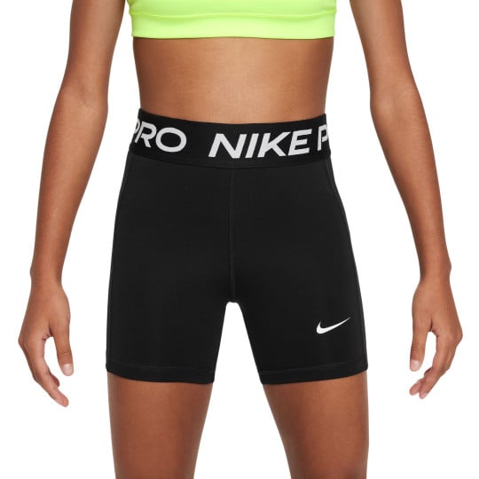 Nike Pro Leak Protection Sportbroekje Meisjes Zwart Wit