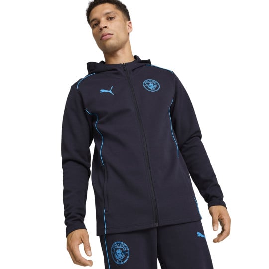 PUMA Manchester City Casuals Vest 2024-2025 Donkerblauw BlauwPUMA Manchester City Casuals Vest 2024-2025 Donkerblauw Blauw
