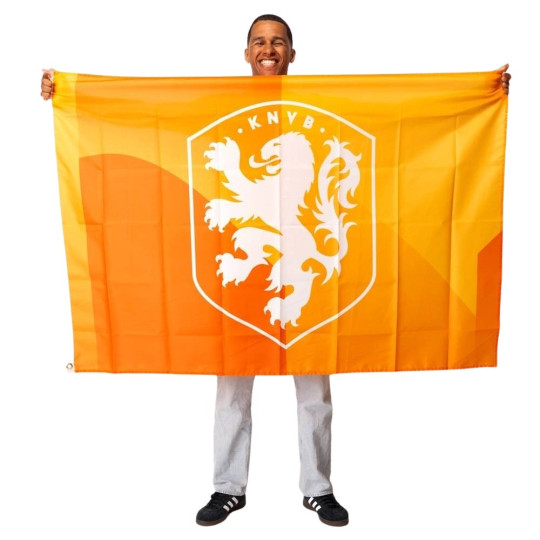 KNVB Logo Flag Orange